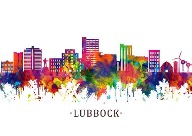 Lubbock Texas Skyline