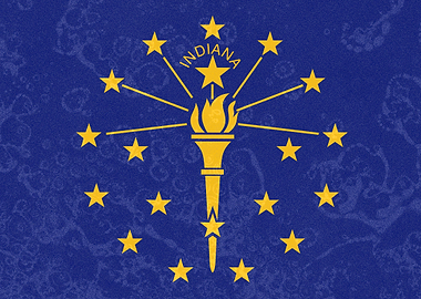 Indiana State Flag