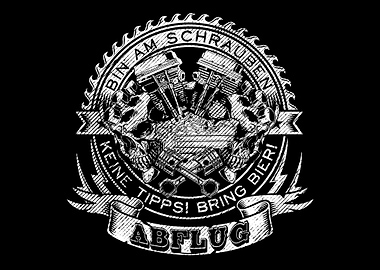 Bin am Schrauben Geschenk