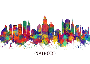 Nairobi Kenya Skyline