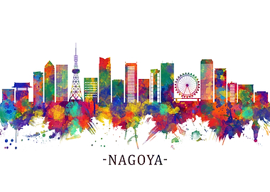 Nagoya Japan Skyline
