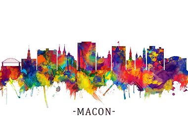 Macon Georgia Skyline