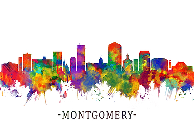 Montgomery Alabama Skyline