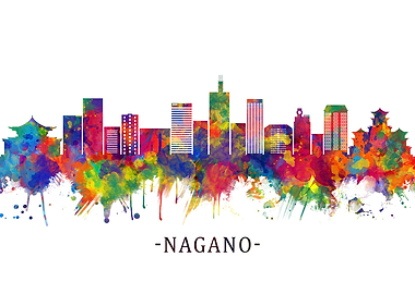 Nagano Japan Skyline