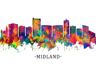 Midland Texas Skyline