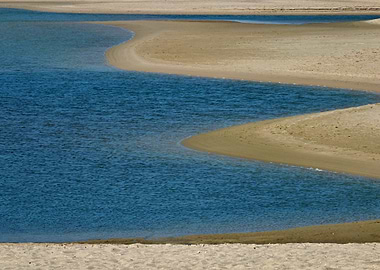 Sandy beach in Arelho 02