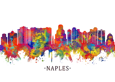 Naples USA Skyline