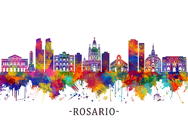Rosario Argentina Skyline