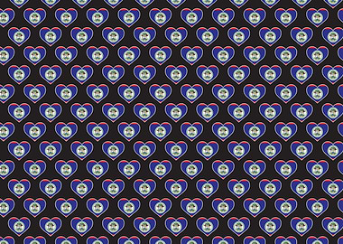 Love Belize flag Motif