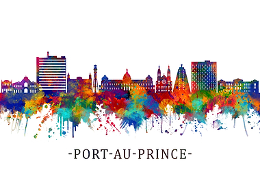 Port Au Prince Skyline