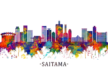 Saitama Japan Skyline