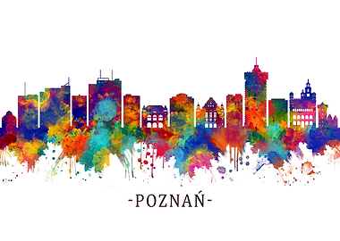 Poznan Poland Skyline
