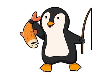 Penguin Angler Fishing rod