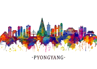 Pyongyang Skyline