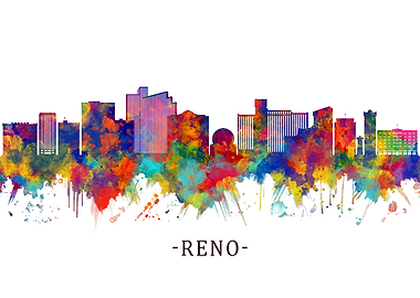 Reno Nevada Skyline