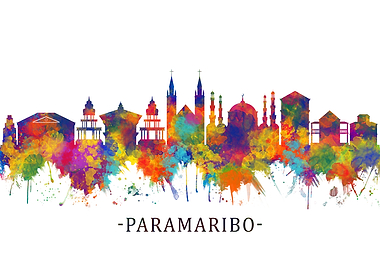 Paramaribo Skyline