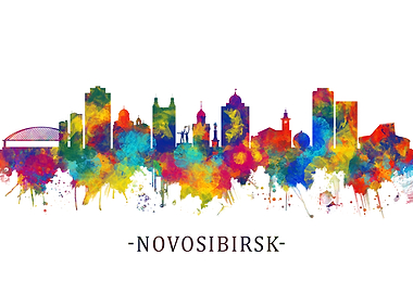Novosibirsk Russia Skyline