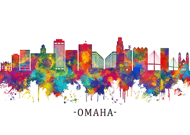 Omaha Nebraska Skyline
