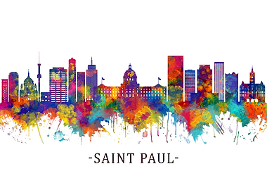 Saint Paul Skyline