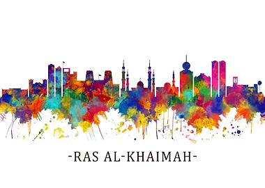 Ras Al Khaimah UAE Skyline