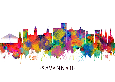 Savannah USA Skyline