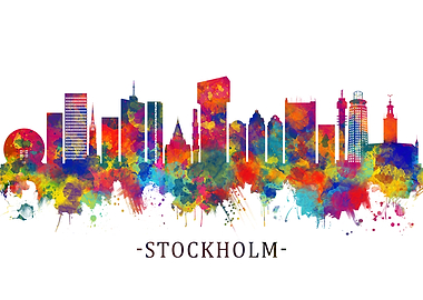 Stockholm Sweden Skyline