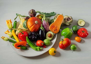 colourful vegetables