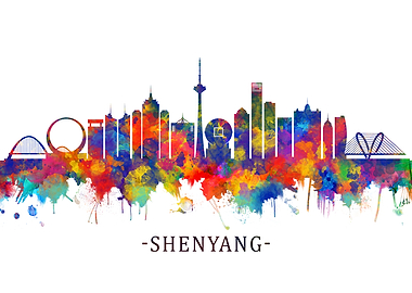 Shenyang China Skyline