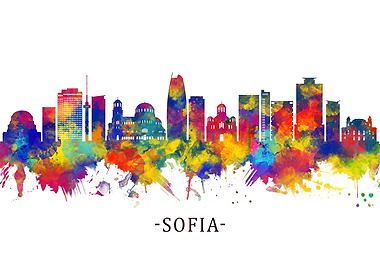 Sofia Bulgaria Skyline