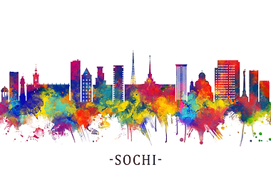 Sochi Russia Skyline
