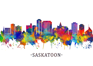 Saskatoon Canada Skyline