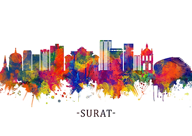 Surat India Skyline