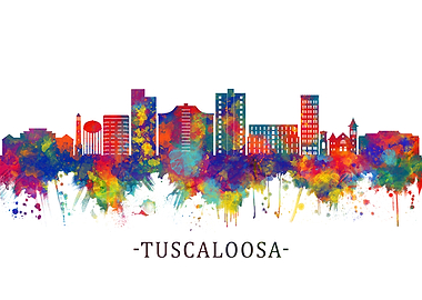 Tuscaloosa Alabama Skyline