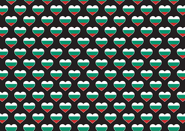 Love Bulgaria flag Motif