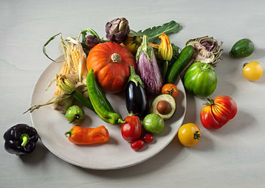 colorful vegetables