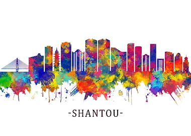 Shantou China Skyline