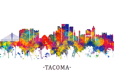 Tacoma Washington Skyline