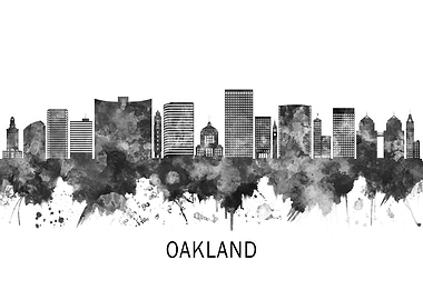 Oakland California Skyline