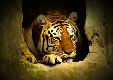 Sleeping tiger