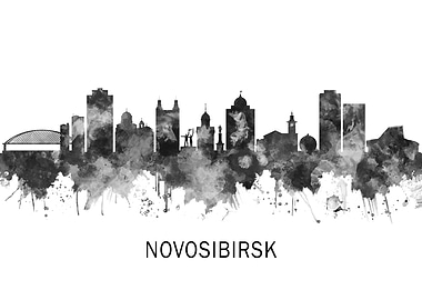 Novosibirsk Russia Skyline