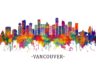 Vancouver Canada Skyline