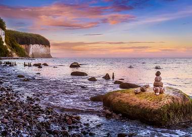 BALTIC SEA Chalk cliffs