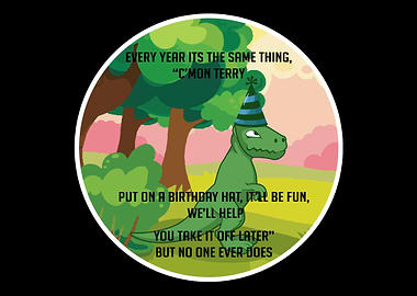 Birthday Funny TRex Funny