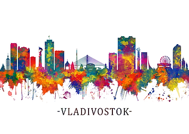 Vladivostok Russia Skyline