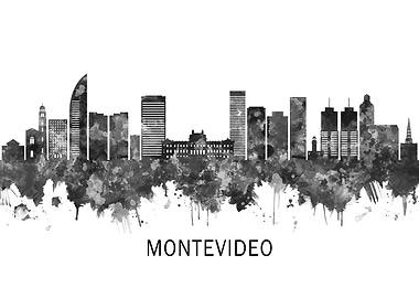 Montevideo Uruguay Skyline