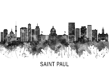 Saint Paul Minnesota BW