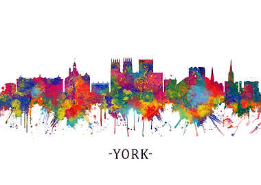 York England Skyline