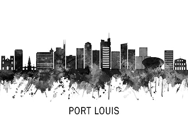 Port Louis Mauritius BW
