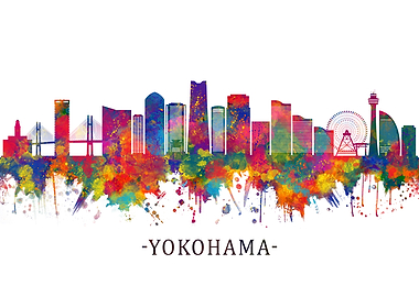 Yokohama Japan Skyline