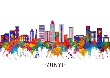 Zunyi China Skyline